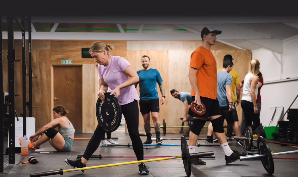 CrossFit group workout