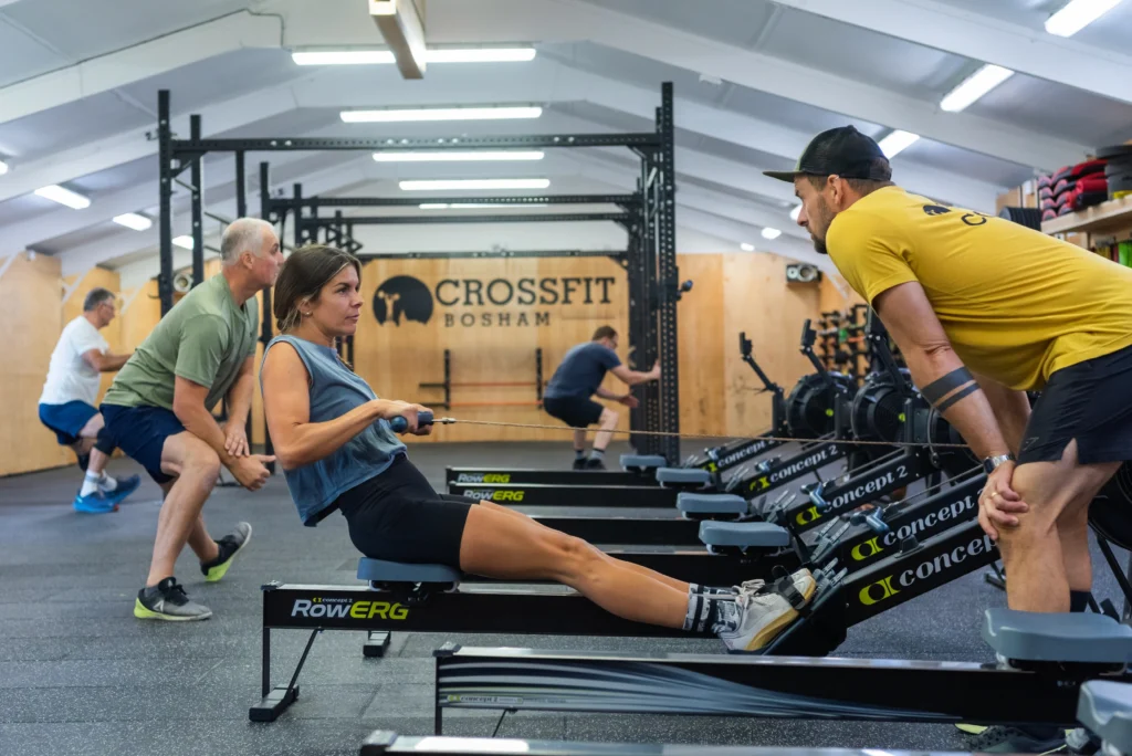 CrossFit rowing training